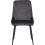 Seconique Quebec Straight Edge Dining Set Medium Oak Effect with Grey Velvet Chairs 6