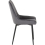 Seconique Quebec Straight Edge Dining Set Medium Oak Effect with Grey Velvet Chairs 8