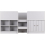Seconique Orlando Low Sleeper Bed Bed Frame in Dove Grey Finish 5