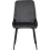 Seconique Treviso Light Oak Effect and Black Dining Set with Grey Velvet Avery Chairs 9