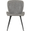 Seconique Treviso Light Oak Effect and Black Dining Set with Grey PU Quebec Chairs 10