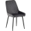 Seconique Treviso Light Oak Effect and Black Dining Set with Grey Velvet Avery Chairs 10