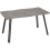 Seconique Quebec Dining Set Concrete Effect Wave Edge with 4 Grey Faux Leather Chairs 8