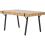 Seconique Treviso Light Oak Effect and Black Dining Set with Brown PU Quebec Chairs 2