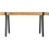 Seconique Treviso Light Oak Effect and Black Dining Set with Brown PU Quebec Chairs 6