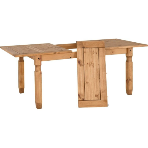 Seconique Corona Extending Dining Set (4 Chairs) - Distressed Waxed Pine 2