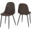 Seconique Athens Rectangular Dining Set Table and 4 Chairs in Medium Oak Effect and Black 7