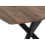 Seconique Athens Rectangular Dining Set Table and 4 Chairs in Medium Oak Effect and Black 4