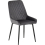 Seconique (Grey Velvet) Athens Medium Oak Effect/Black Rectangular Dining Set with Avery Chairs - Table with 4 Chairs 11