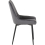 Seconique (Grey Velvet) Athens Medium Oak Effect/Black Rectangular Dining Set with Avery Chairs - Table with 4 Chairs 12