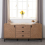 Seconique Leon 2 Door 3 Drawer Sideboard Medium Oak Effect Metal Legs 16