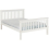 Seconique Monaco 4FT Small Double  High Foot End Bed Frame Only - White 10