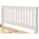 Seconique Monaco 4FT Small Double  High Foot End Bed Frame Only - White 16