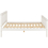 Seconique Monaco 4FT Small Double  High Foot End Bed Frame Only - White 13