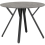 Seconique Athens Round Dining Set Concrete Effect- Top Black/Grey Metal legs 8