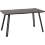 Seconique Quebec Wave Edge Dining Set 4 chairs Black Grain Grey Faux Leather 16