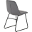 Seconique Quebec Straight Edge Dining Set Medium Oak Effect with Grey Lukas Chairs 9