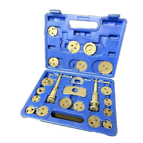 Brake Caliper Piston Rewind Wind Back Tool Set 22 Pcs With 3 Pin VAG Adaptor