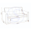 Seconique Atlas Sofa Bed - Navy Blue Fabric 11