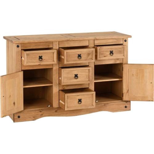 Seconique Corona 2 Door 5 Drawer Sideboard 2