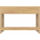 Seconique Seville 2 Drawer Slider Desk White High Gloss/Light Oak Effect Veneer 13