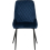 Seconique (Sapphire Blue Velvet) Athens Medium Oak Effect/Black Rectangular Dining Set with Avery Chairs - Table with 4 Chairs 11
