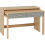 Seconique Seville 2 Drawer Slider Desk Grey High Gloss/Light Oak Effect Veneer 11