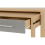 Seconique Seville 2 Drawer Slider Desk Grey High Gloss/Light Oak Effect Veneer 12