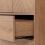 Seconique Leon 2 Door 2 Drawer Cabinet Medium Oak Effect Metal Legs 13