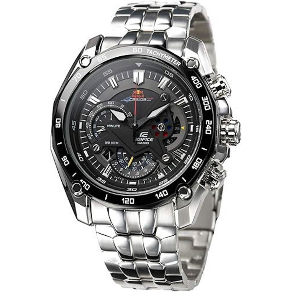 CASIO MENS WATCH EF550RBSP 1AV RED BULL EDITION SILVER BLACK DIAL on OnBuy