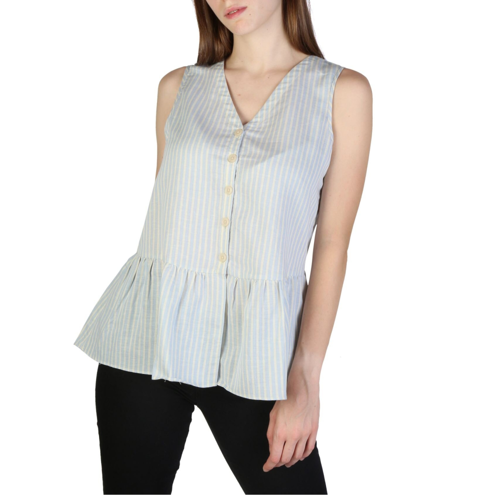 Armani Exchange Women's Top Blue 3ZYH47YNCMZ