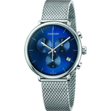 Calvin Klein K8M2712N High Noon Chronographe Quartz Cadran Bleu - Montre Homme