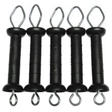 Electric Fence Gate Handle Insulators X5 (Spring Hook Heavy Duty)