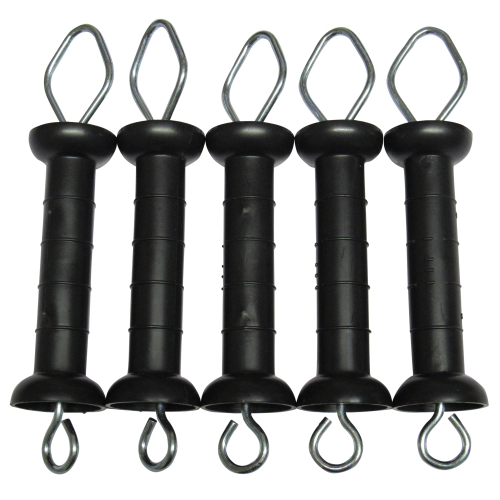 Electric Fence Gate Handle Insulators X5 (Spring Hook Heavy Duty)