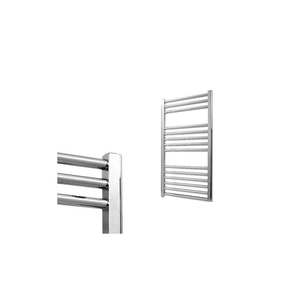 (50Cm, 80Cm) Bray Straight Towel Warmer / Heated Towel Rail Radiator, Chrome - Central Heating 5056046202491