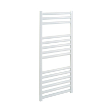 (30cm, 80cm) BRAY Straight Towel Warmer / Heated Towel Rail Radiator, White - Central Heating