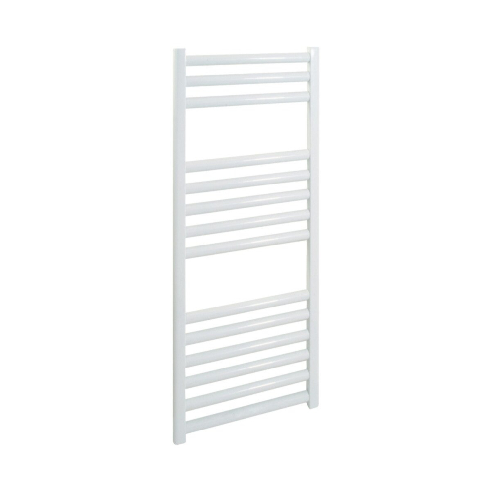 (30Cm, 80Cm) Bray Straight Towel Warmer / Heated Towel Rail Radiator, White - Central Heating 5056046202347