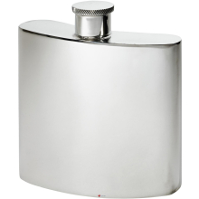 26oz Giant 3X-Large Pewter Flask Decanter Kidney Shaped in Plain Bright Polished Screw Perfect for Engraving Hip Flasks for Men Personalised