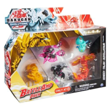 Bakugan Evolutions Talan & Auxillataur 5-Figure Battle Amp Pack