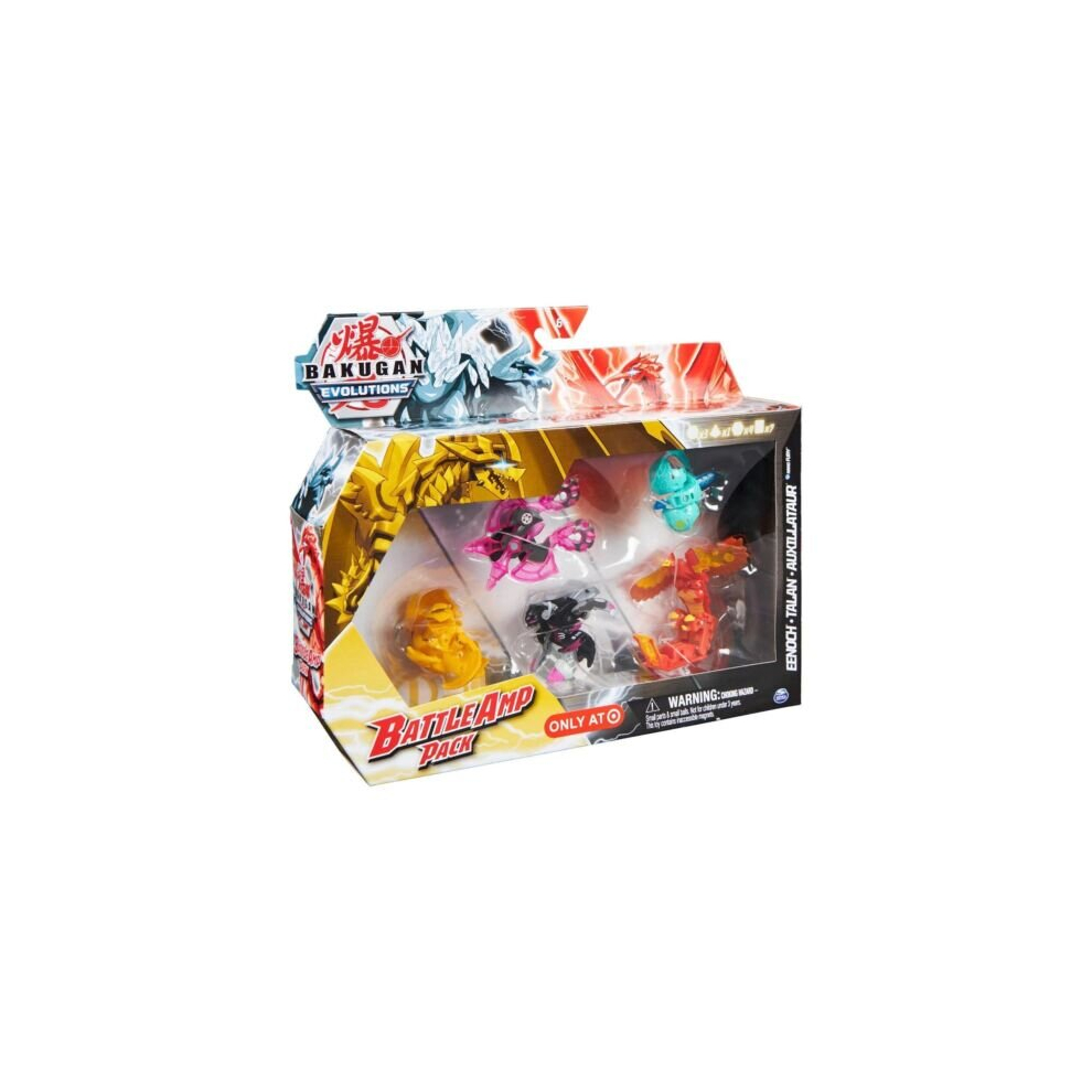 Bakugan Evolutions Talan & Auxillataur 5-Figure Battle Amp Pack