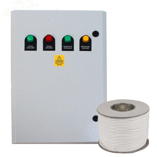 Hyundai 100Amp Automatic Transfer Switch ATS Package for Single Phase Diesel Generators