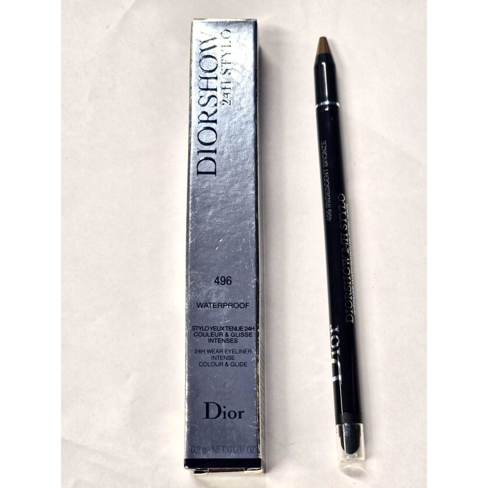 DIOR DIORSHOW STYLO 24H WEAR EYELINER 496 INTENSE WATERPROOF 0.2G
