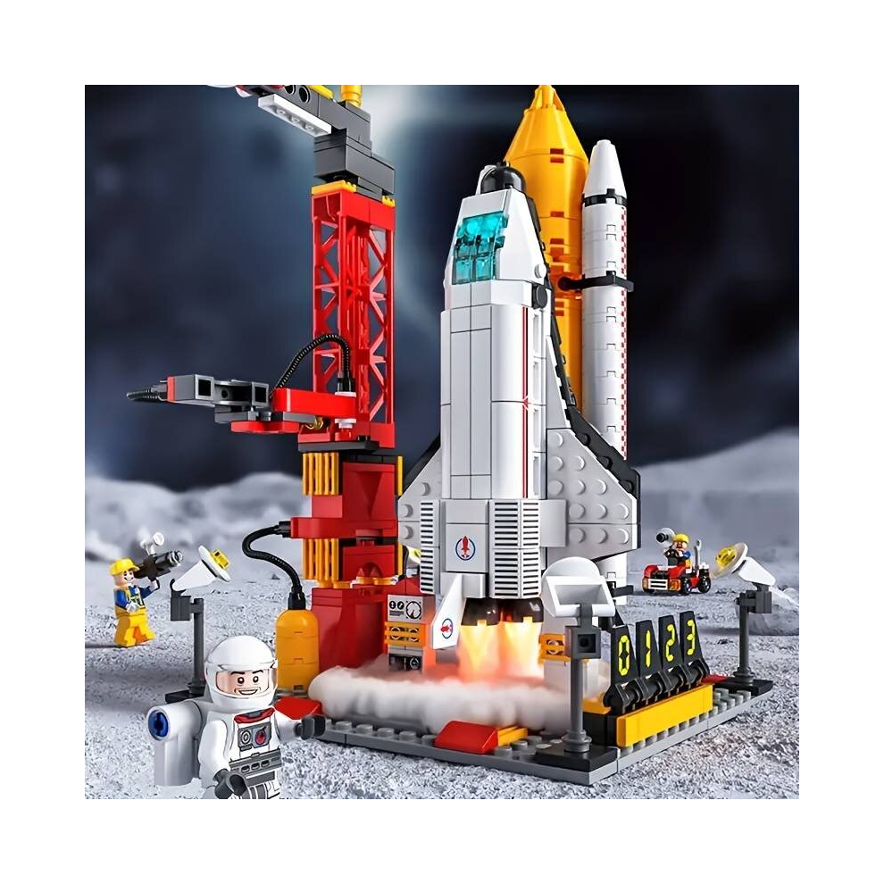 Lego Compatible Space Rocket with Shuttle Set by Lelebrother