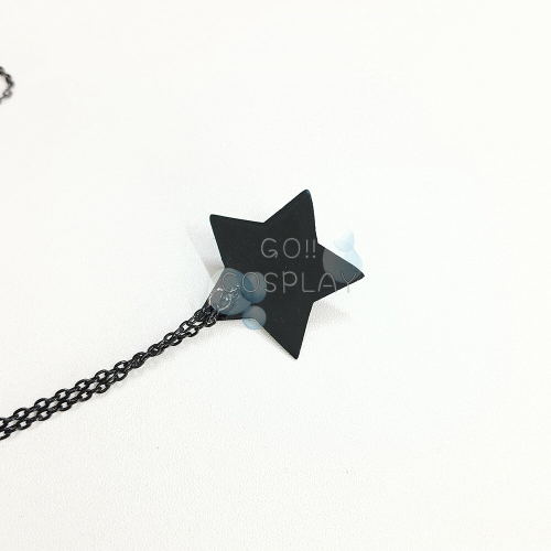 Death Busters Cosplay Black Star Necklace 1