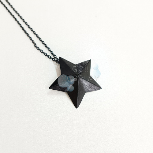 Death Busters Cosplay Black Star Necklace 2