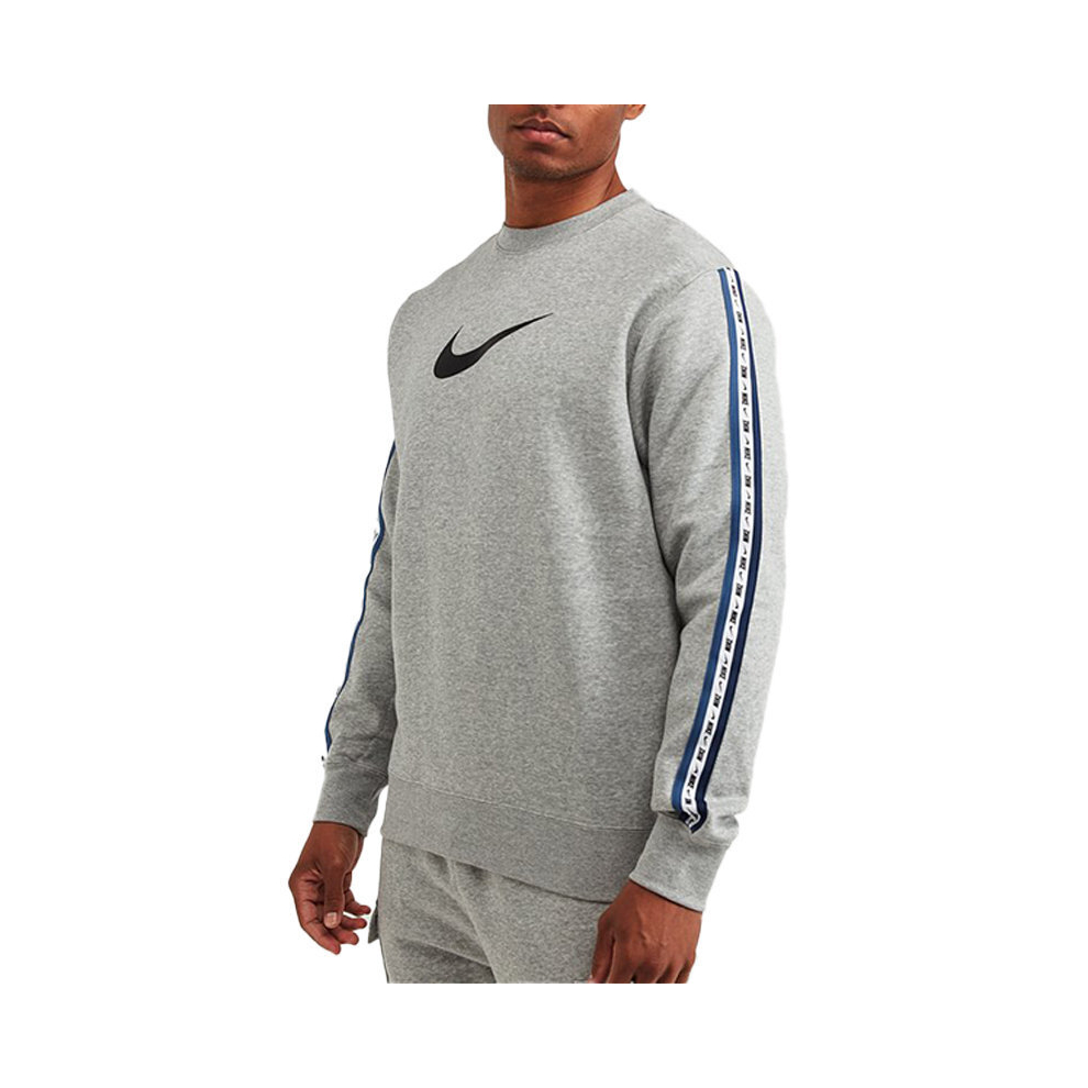 (Sweatshirt, S) Nike Repeat Mens Fleece Tracksuit Sport Top Bottom