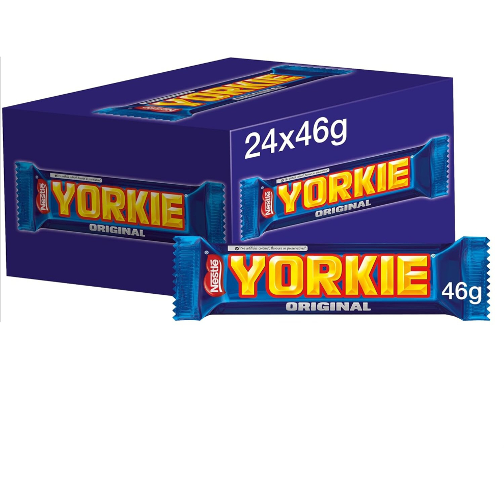 Yorkie Milk Chocolate Bars, 24 x 46 g