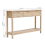 Living And Home 3 Drawer Rustic Wooden Console Table with Bottom Shelf 7