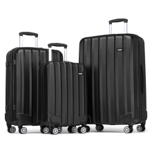 19/24/28 Inch Travel Luggage Trolley Case Bag Hard Shell ABS 4 Wheels Spinner Suitcase Set