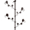 Bird Feeders Pole With Hanging Leave Branches for Feeders 7